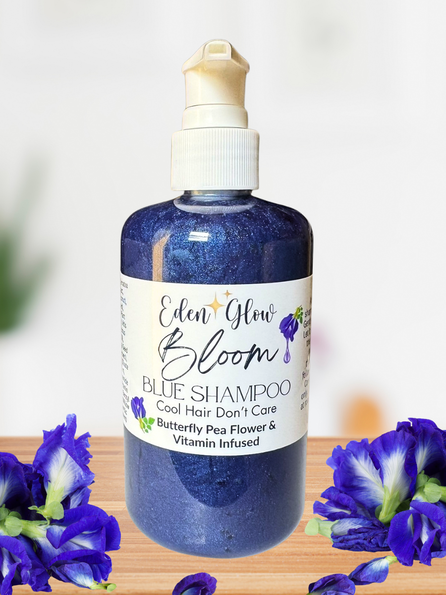 Blue Shampoo Bloom ✨Plant-Based & Gentle Butterfly Pea