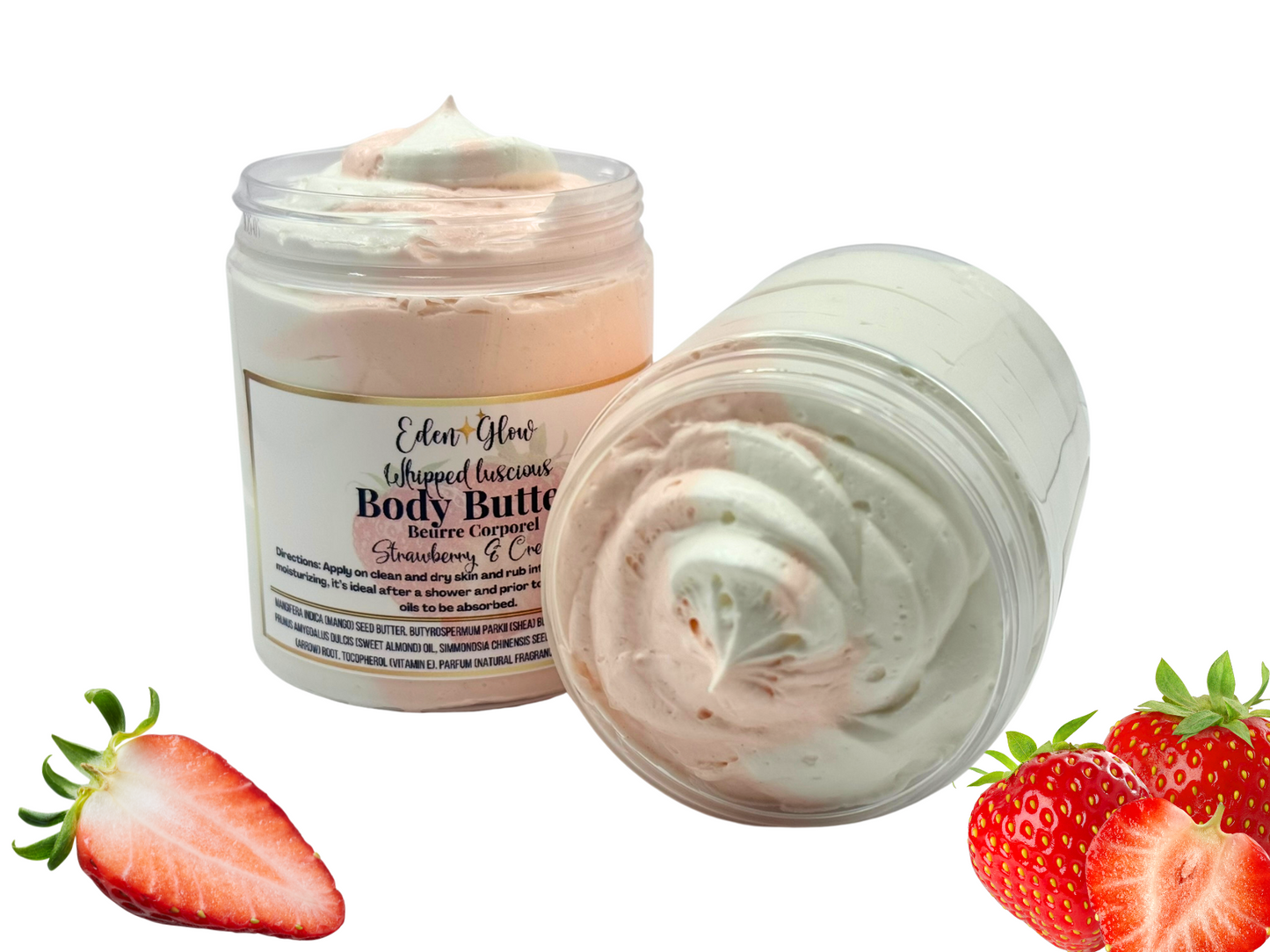 Whipped Luscious Body Butter (Strawberry & Cream)