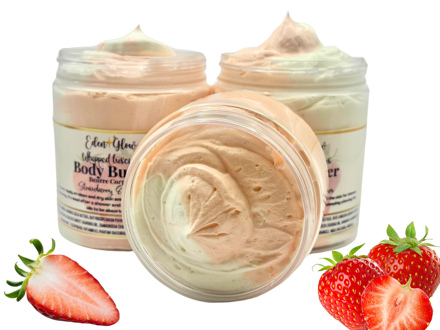 Whipped Luscious Body Butter (Strawberry & Cream)