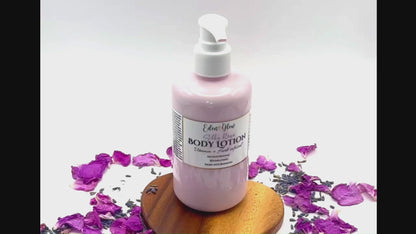 Rose Body Lotion • Silky Body Moisturizer • Non-greasy & hydrating • Vitamin infused